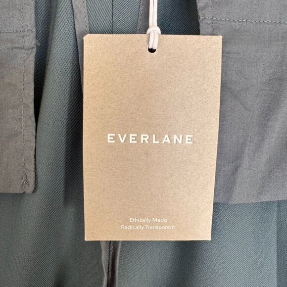 Everlane The ’80s Italian Wool Straight Leg Pleat Front Trousers Plus Size 14 - Picture 12 of 14